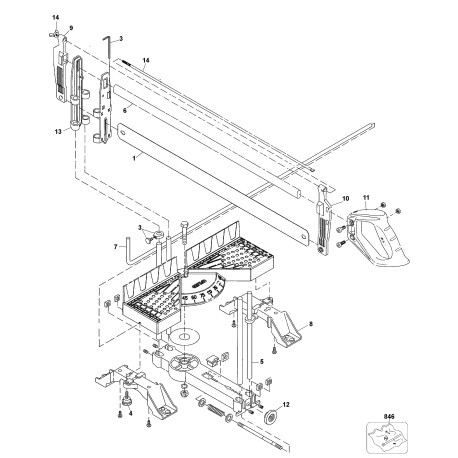 20-800 Type 1 St Saw Cg Clmp Mitre