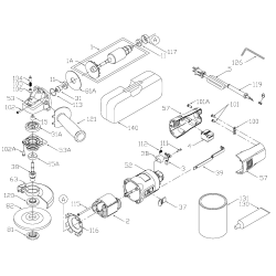 7430 Type 1 4-1/2in Angle Grinder 1 Unid.