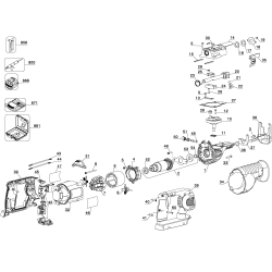 DC315N Tipo 1 28v Li-lon Recip Saw 1 Unid.