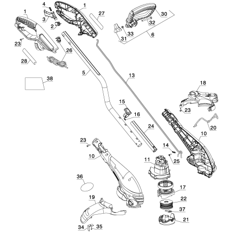 GH750 Type 1 14 Trimmer/edger