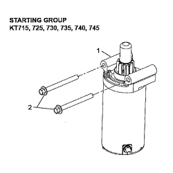 KT725-3040 Tipo 0 Engine