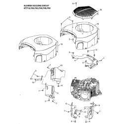 KT725-3040 Tipo 0 Engine