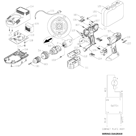 9826 Type 1 19.2v Drill