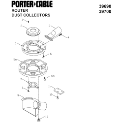 39690 Type 1 Router Dust Collectr