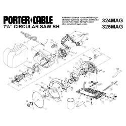 324MAG Type 1 7.25in 15a Circsaw Ki 1 Unid.