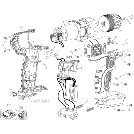 LD116 Type 1 16v Lithium Drill/driver