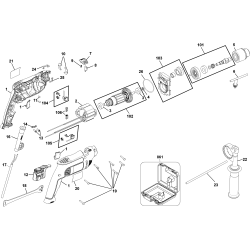 DWD024K Type 1 1/2 Hammer Drill 1 Unid.