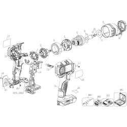 DCF880HM2 Type 2 20v Max 1/2 Wrench 1 Unid.