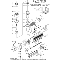 FMFP71928 Tipo 0 18ga 2no. Brad Nailer 1 Unid.