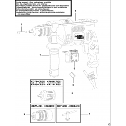 CD714CRES Type 3 Hammer Drill 1 Unid.
