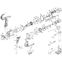 DWD525K Tipo 1 1/2 Hammer Drill 2 Unid.