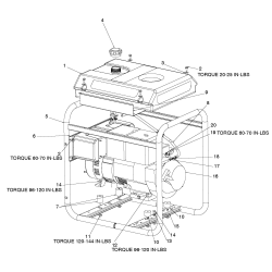 919-67004 Tipo 0 G 4250w 9hp Honda