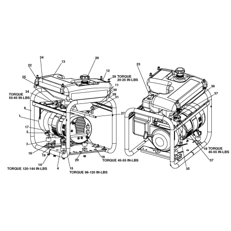 919-67003 Tipo 0 G 3000w 6.5hp B&s