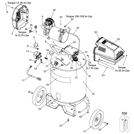 919-16870 Tipo 0 A 6.0hp 33g Vp Pl 1stg 12