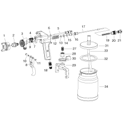 919-15535 Tipo 0 Gun Spray High Performanc