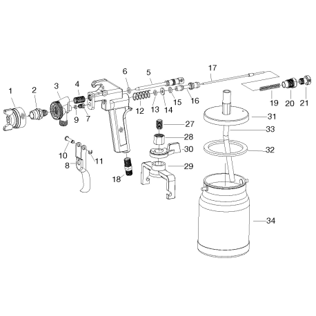 919-15535 Tipo 0 Gun Spray High Performanc