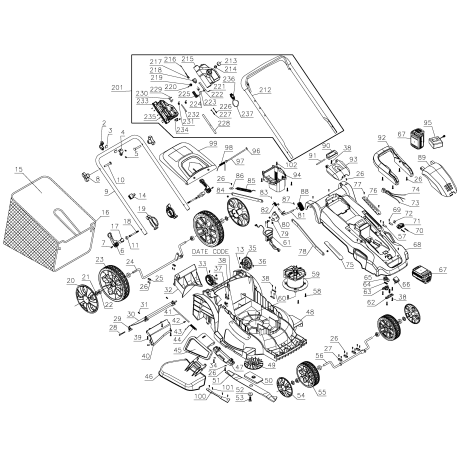 CM2043C Type 1 40v Max 20 In Mower