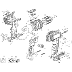 PCC620LB Type 1 20v Hammer Drill Kit