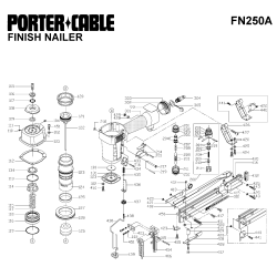 FN250A Type 1 2 1/2in Finish Nailer