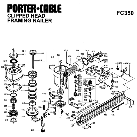 FC350 Type 1 Framing Nailer Clip