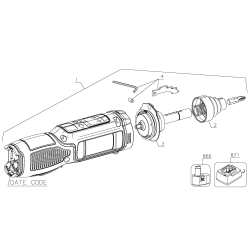 DCF681N2 Type 1 8v Electric Scrwdrvr 2 Unid.