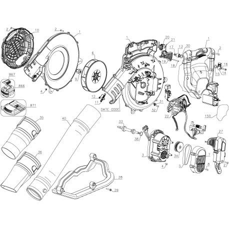 DCBL770B Tipo 1 Dw 60v Mx Hdhl Bwr B