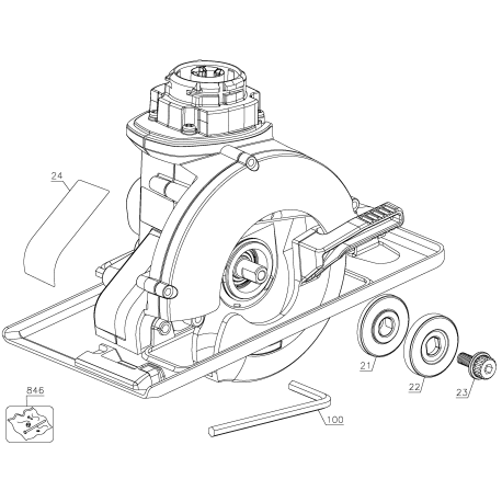 34979SE Tipo 1 Multi Tool Trim Saw