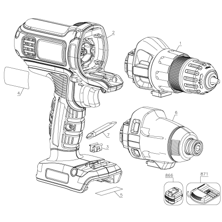 BDCDMT120IA Type 1 20v Drill/driver