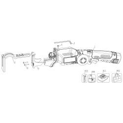 PCL120CRC-2 Tipo 1 Pc 12v Lithium Recip Saw