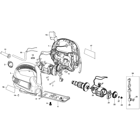 KS410 Type 1 Single Speed 410w Jig Saw