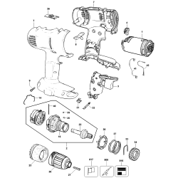 DW957K2 Tipo 1 14.4v Drill/driver 1 Unid.