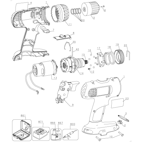 DC759KA Tipo 1 18v Drill/driver