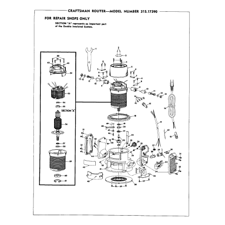 315.17390 Type 0 Craftsman Router