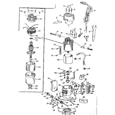 315.17381 Type 0 Craftsman Router