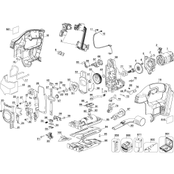 DC318N Tipo 1 28v Li-lon Bare Jigsaw 1 Unid.