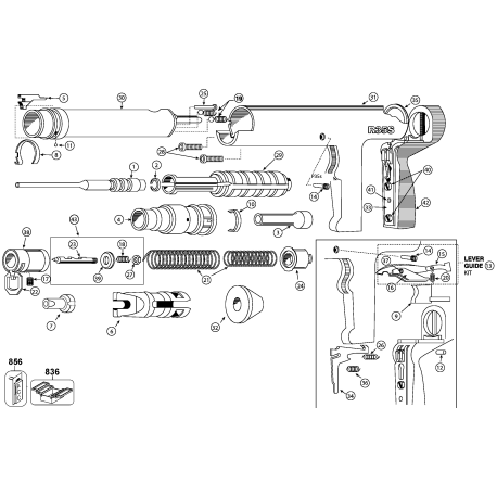 52002-PWR Type 0 P35s Powder Tool Deluxe K