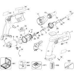 DC520KA Tipo 1 18v Screwdriver 1 Unid.