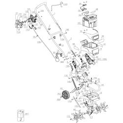 CTL36 Tipo 1 36v Garden Tiller 1 Unid.