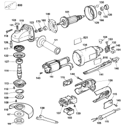 24544SE Tipo 1 Sears Craftsman 4-1/2 In 1 Unid.