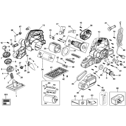 PC60THPK Tipo 1 6.0 Amp Hand Planer Kit