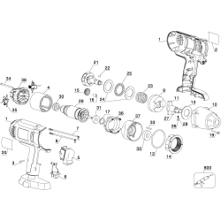 085308N Tipo 1 18v Impact Wrench 1 Unid.