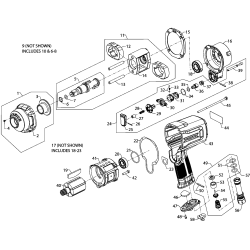 J150WP Type 0 1/2 Air Imp Wrench 1 Unid.