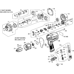 J138WP Type 0 3/8 Air Imp Wrench 1 Unid.