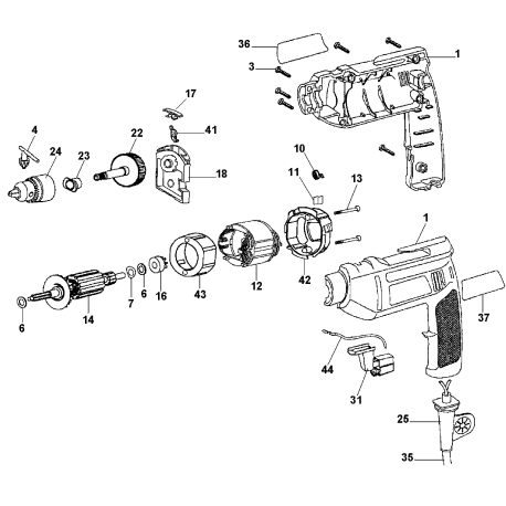 7920 Tipo 1 3/8 Drill