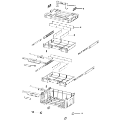 DWST17804 Type 0 Tstak 2 Drawer Unit 2 Unid.