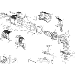 PCE605K Type 1 3amp Osc Multi-tool 1 Unid.