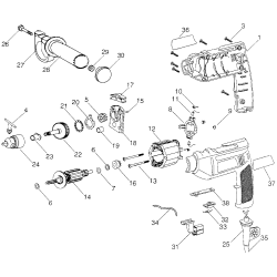 7950 Tipo 0 3/8 Hammer Drill 1 Unid.