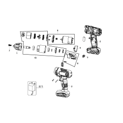 LD12S Type 1 12v Drill Driver Ss - Col 1 Unid.