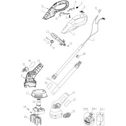 GC818B Tipo 1 18v Cultivator 1 Unid.