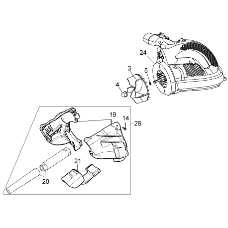 BL1200 Tipo 1 120 Volt Corded Blower